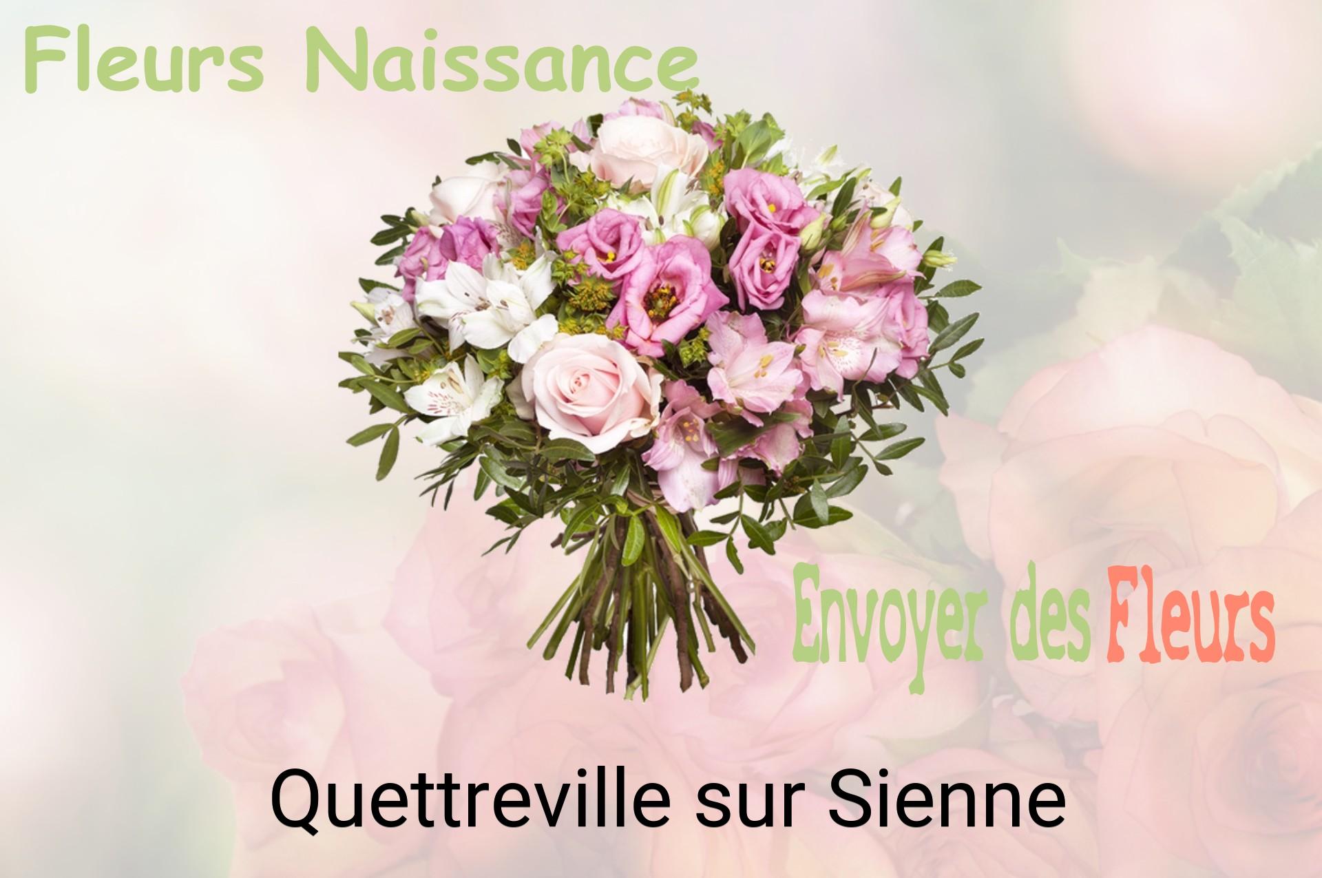Bouquet de fleurs de naissance livré à Quettreville-sur-Sienne